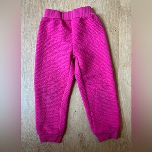 BTween Pink Quilted Kids Heart Pants